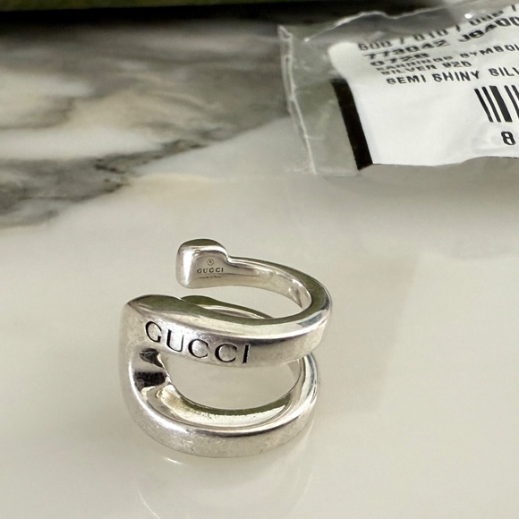 GUCCI 773042 Silver AG925 Earring Ear Cuffs - Picture 2 of 7